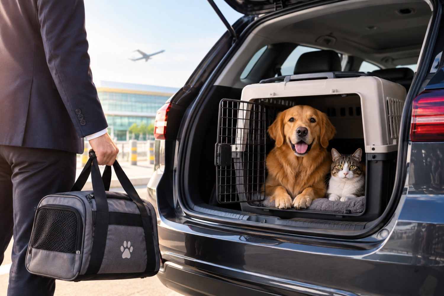 Pet taxi service in Molesey for dogs and cats